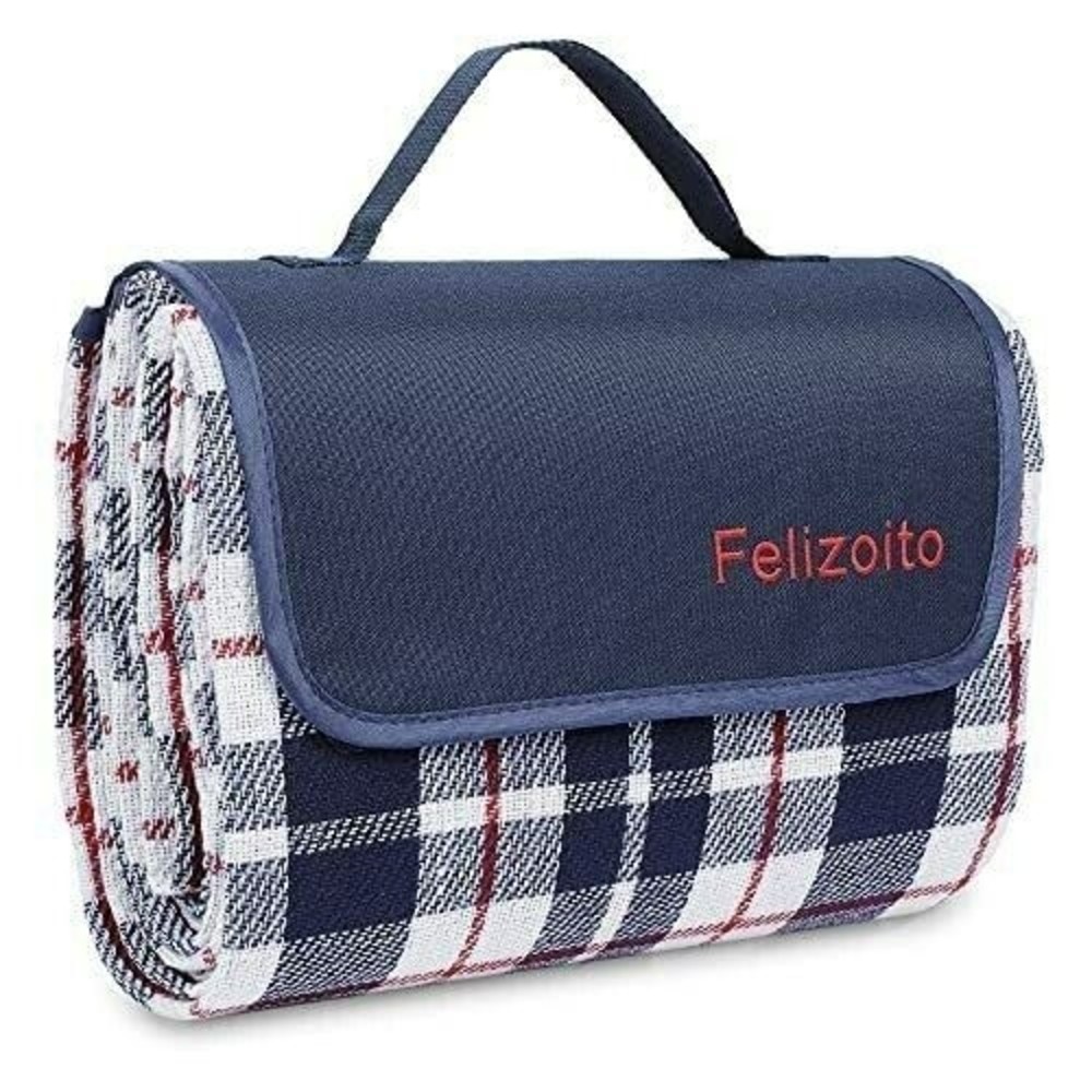 Felizoito Outdoor Picnic Blanket, Waterproof 58x76 for Picnic, Beach, and More.